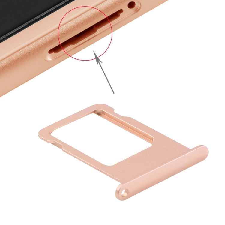 High-Quality Rose Gold Card Tray for iPhone 6s Plus - Ideal Replacement Part