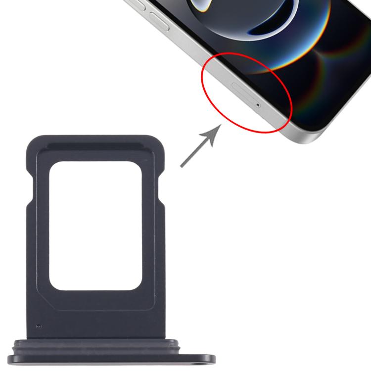 iPhone 16e SIM Card Tray Replacement - Black, Fully Compatible & Professionally Tested