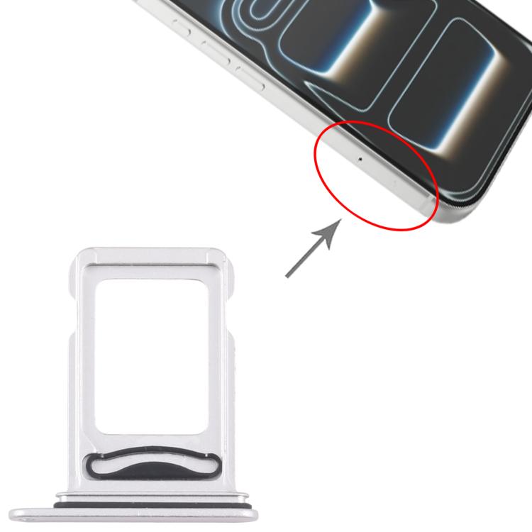 iPhone 17 Pro SIM Card Tray Replacement (White) - Compatible SIM + Professional Installation Recommended