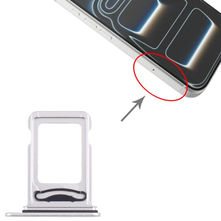 iPhone 17 Pro Max SIM Card Tray Replacement (White) - Compatible, Checked & Ready for Installation