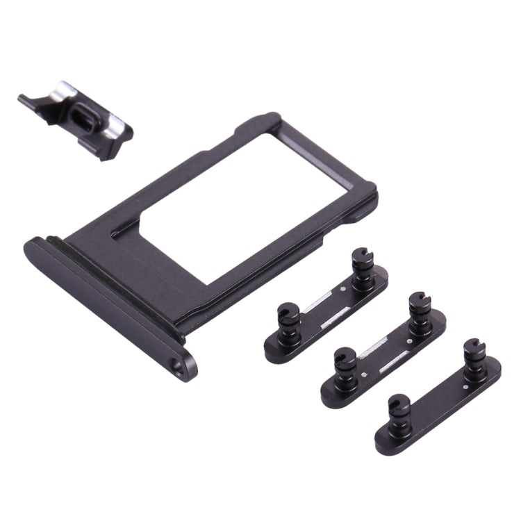 iPhone 8 Card Tray, Volume Control Key, Power Button & Mute Switch Vibrator Key Replacement (Grey)