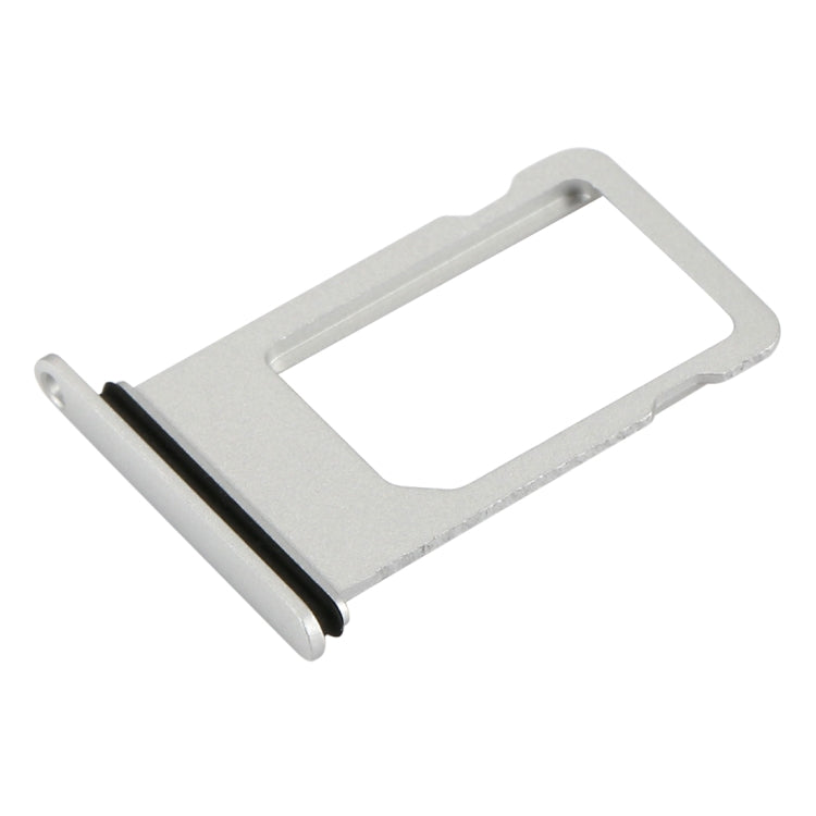 High-Quality Silver Card Tray for iPhone 8 - Replacement Part, Professional Installation Recommended