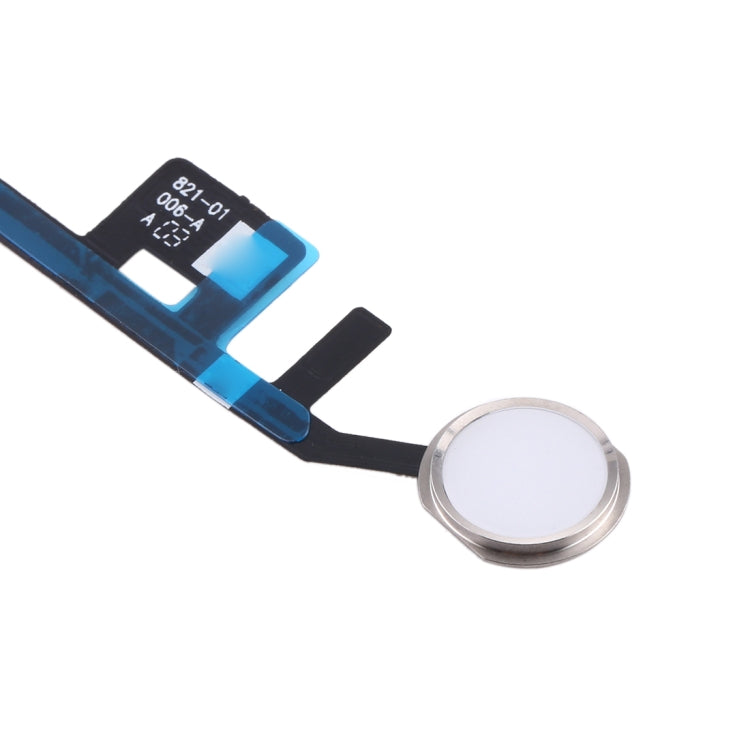 Home Button Flex Cable for iPad 10.2" (A2200/A2198/A2232) - White Replacement, No Touch ID Support