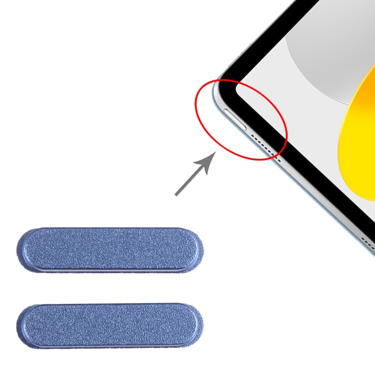 Replacement Power Control Button for iPad (2022) 10.9 inch A2696 A2757 - Blue, Professional Installation Recommended