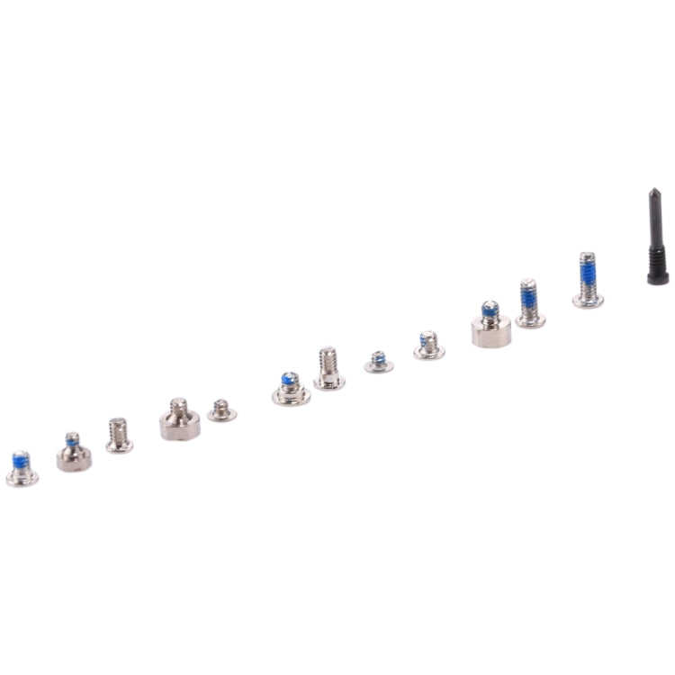 High-Quality Complete Screw and Bolt Set for iPhone X (Includes 2 Black Charging Port Screws)