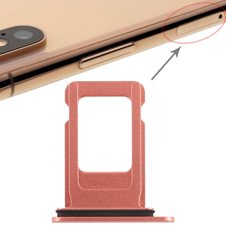 Rose Gold SIM Card Tray for iPhone XR (Single SIM) - Lightweight, Durable, Compatible Accessory