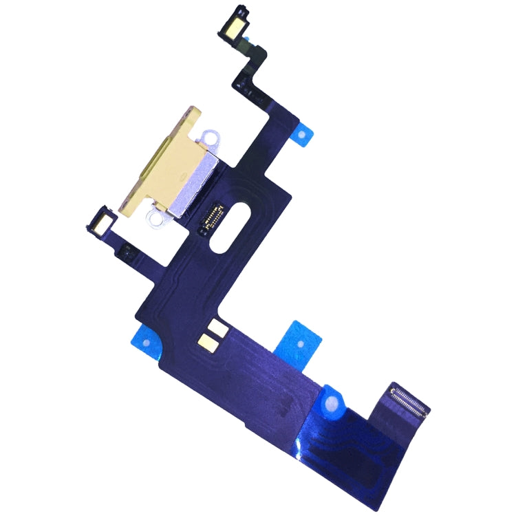 High-Quality Charging Port Flex Cable Replacement for iPhone XR (Yellow) - Professional Installation Recommended