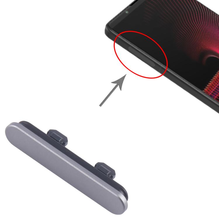 Original Dustproof Block for Sony Xperia 1 III (Grey) - Includes SIM Card, Professional Installation Recommended