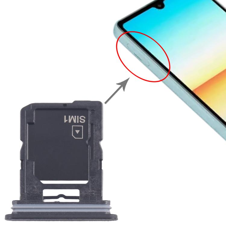 Replacement SIM & Micro SD Card Tray for Sony Xperia Ace III - Black, Quality Part for Easy Installation