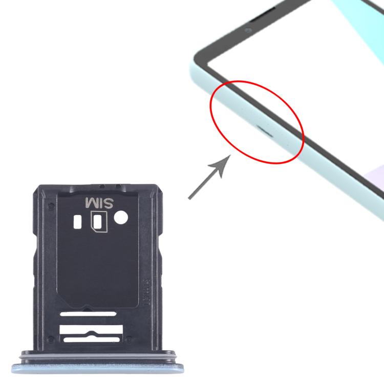 Sony Xperia 10 VI SIM & Micro SD Card Tray Replacement (Blue) - Compatible, Quality Checked