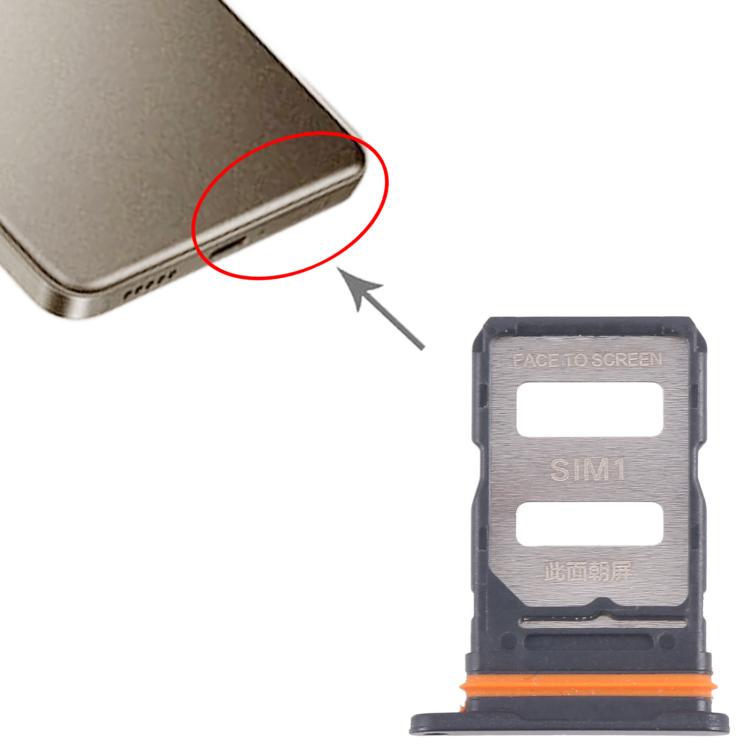 Xiaomi Redmi Turbo 4 Original SIM Card Tray Set - 10pcs (Black) for Replacement & Repair