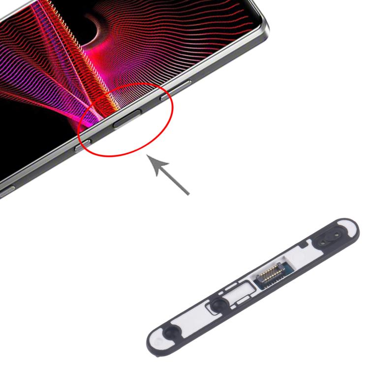 Replacement Fingerprint Control Button for Sony Xperia 1 III (Black) - Compatible & Fully Functional