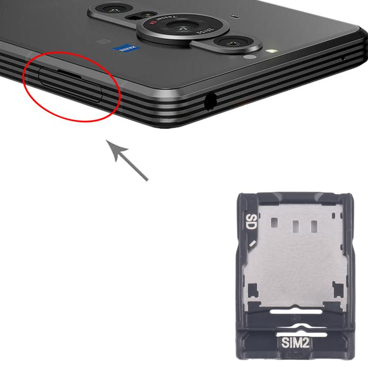 Sony Xperia Pro-I SIM Card Tray + Micro SD Card Tray Replacement - Fully Compatible, Quality Checked