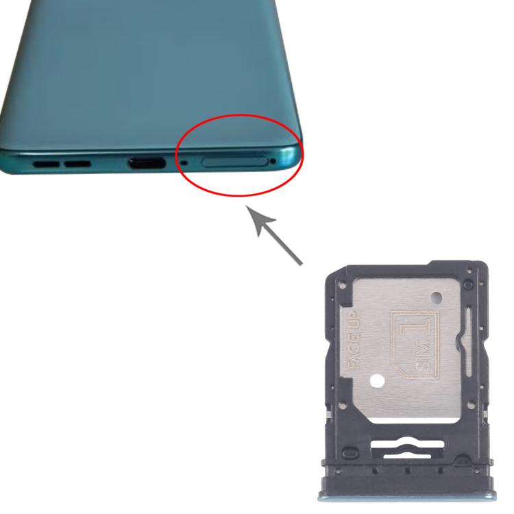 Original SIM Card Tray Set for Motorola Edge 60 Fusion - 10pcs Green SIM/Micro SD Card Trays