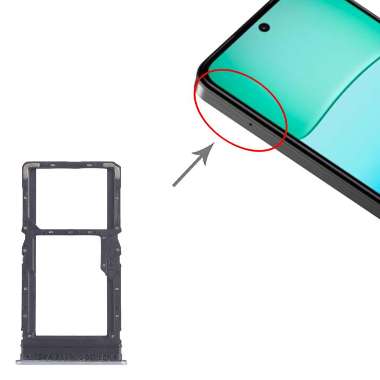Xiaomi Redmi 13 5G SIM Card Tray Set (10pcs) - Includes Micro SD Card Tray Replacement, Blue