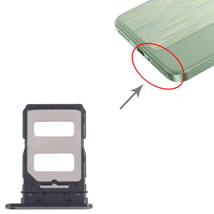 Xiaomi 14 Civi SIM Card Tray Set - 10pcs Replacement Trays (Black) for Seamless Compatibility