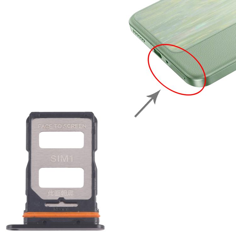 Xiaomi Civi 4 Pro SIM Card Tray Replacement (10pcs, Black) - Compatible & Quality Checked