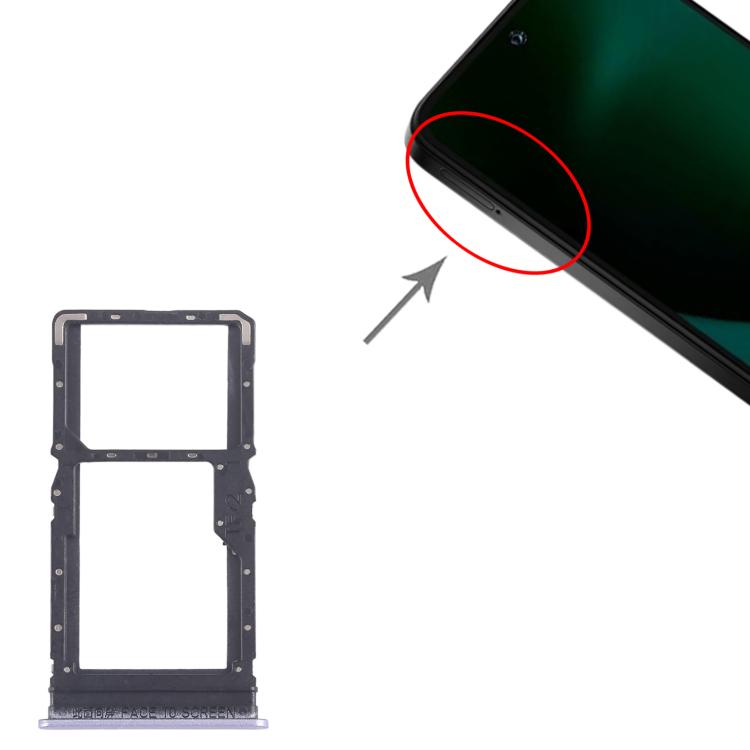 Xiaomi Poco M6 Plus SIM Card Tray + Micro SD Card Tray (10pcs, Purple) - Replacement Parts for Perfect Fit