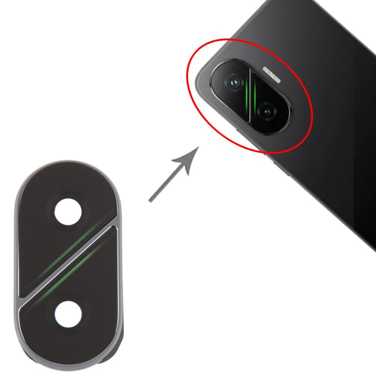 Xiaomi Poco F7 Replacement Camera Lens Cover - Black, Fully Compatible & Quality Checked