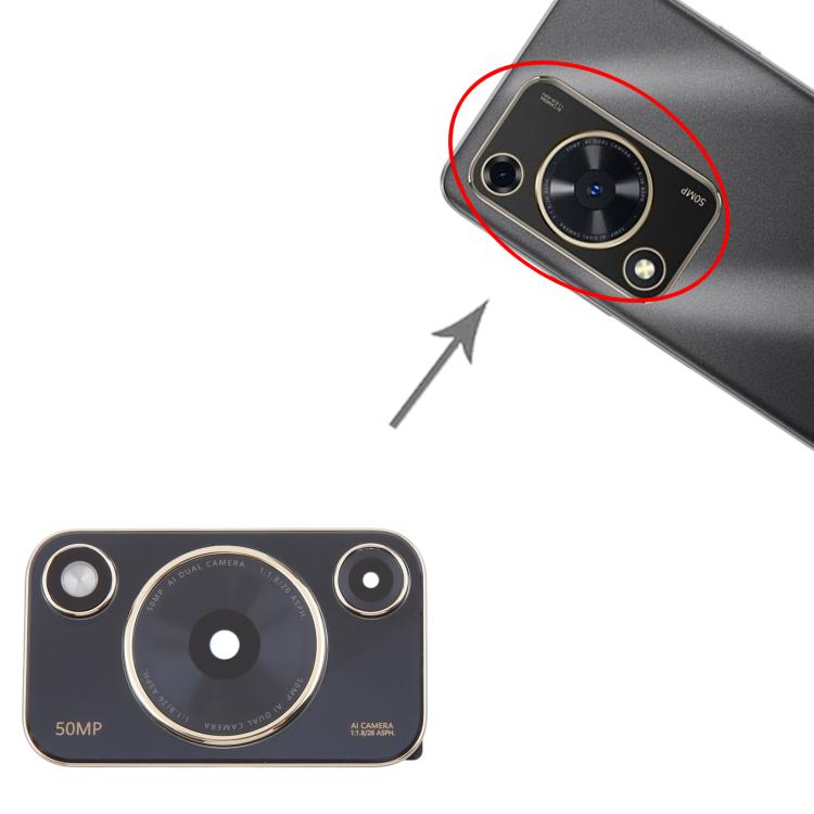 Original Camera Lens Cover for Huawei Enjoy 70 (Gold) - Replacement Part, Perfect Fit & Condition