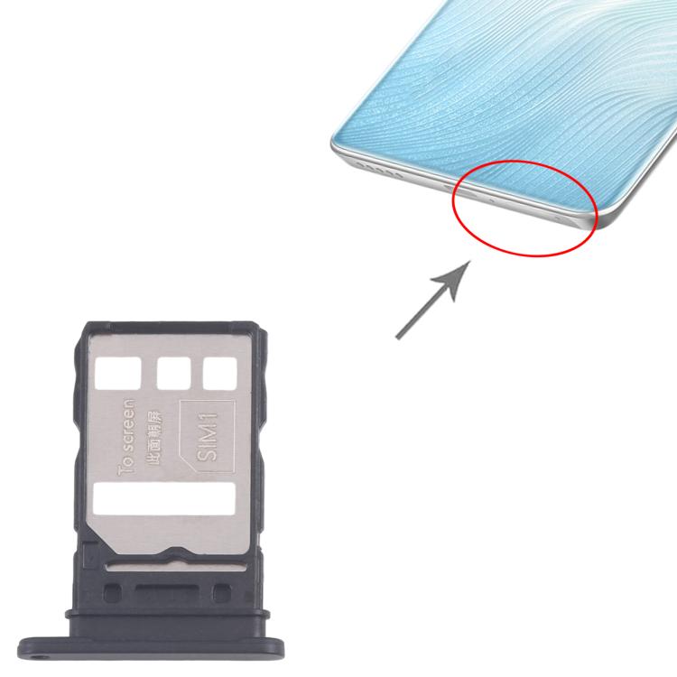 Original SIM Card Tray Set for Honor 80 - 10pcs Black Replacement Trays, Compatible & Checked