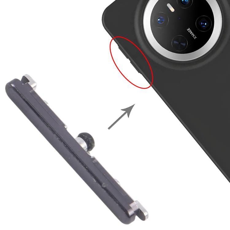 Original Volume Control Button Replacement for Huawei Mate 70 Pro (Black) - 10pcs, Professional Installation Recommended
