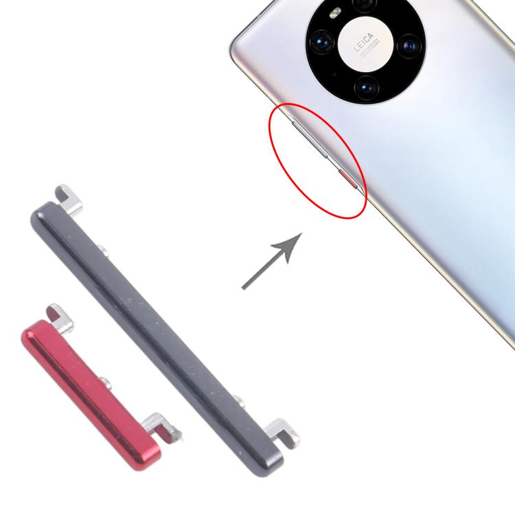 Huawei Mate 40 Pro Replacement Power & Volume Control Buttons (Original, Black) - Perfect Fit & Function