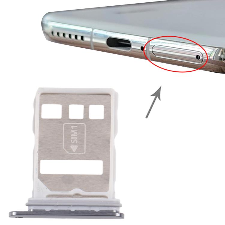 Original SIM Card Tray Set for Huawei Pura 70 Pro - 10pcs Replacement (Black)