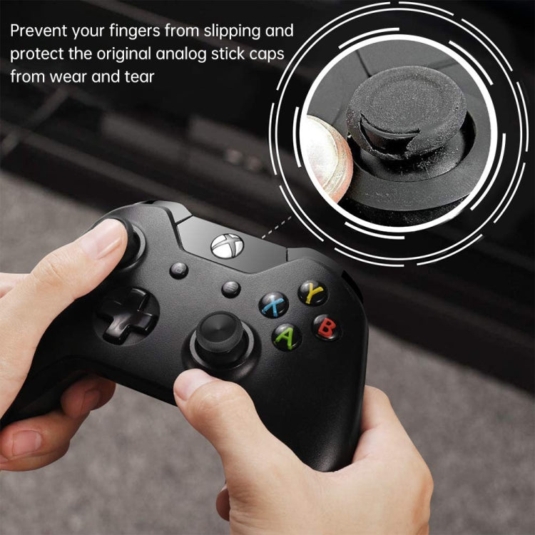 10 Pack of Black 3D Analog Joystick Caps for Xbox One Controller - High Quality Replacement Parts