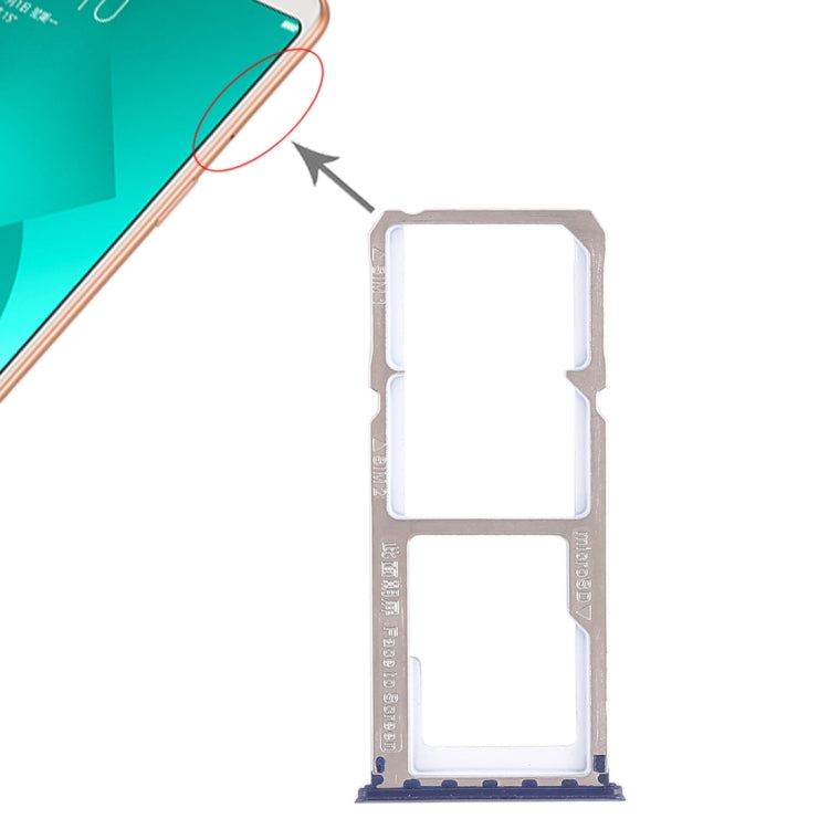 OPPO A83 Dual SIM Card Tray & Micro SD Card Tray (Blue) - Replacement Parts for Your Device