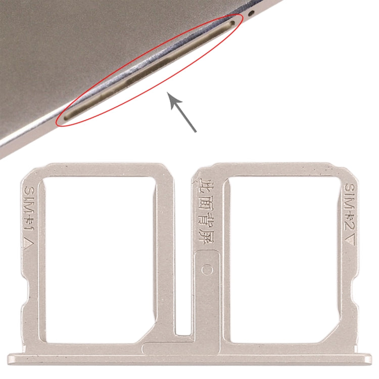 Vivo Xplay5 Gold SIM Card Tray (Dual SIM) - Replacement Part for Your Mobile Phone