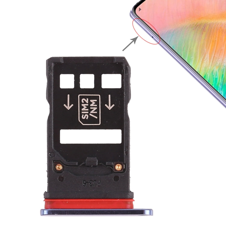 2-Pack SIM Card Tray for Huawei Mate 20 X - Replacement for Broken/Unusable Trays (Blue)