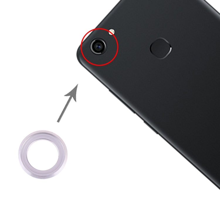 10pcs Silver Camera Lens Cover Replacement for Vivo Y73 - Professional Installation Recommended