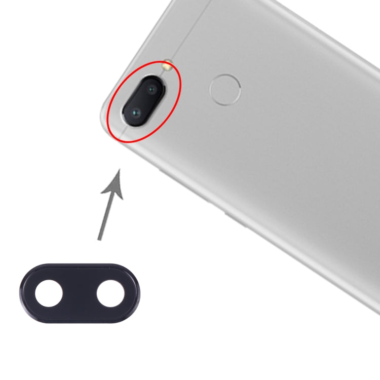 10-Pack Xiaomi Redmi 6A Camera Lens Cover Replacement (Black) - Quality Checked, Professional Installation Recommended