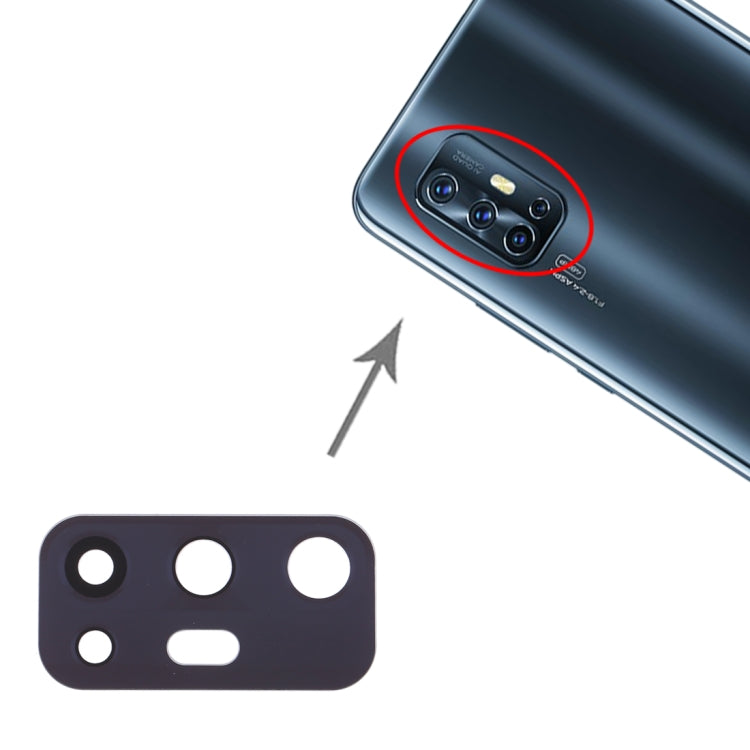 Vivo V17 Replacement Back Camera Lens - 10pcs Set (Black) for Perfect Fit & Functionality