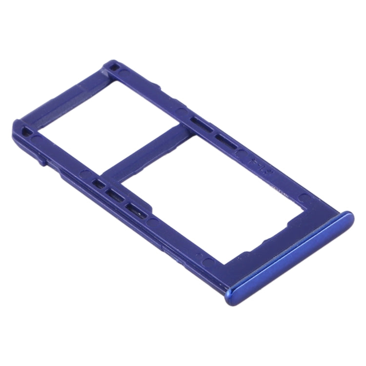 Samsung Galaxy A60 SIM Card Tray + Micro SD Card Tray Replacement (Blue) - Compatible & Checked Quality