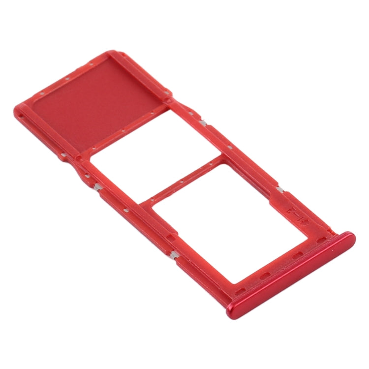 Samsung Galaxy A21s SIM & Micro SD Card Tray Replacement (Red) - Compatible & Fully Functional