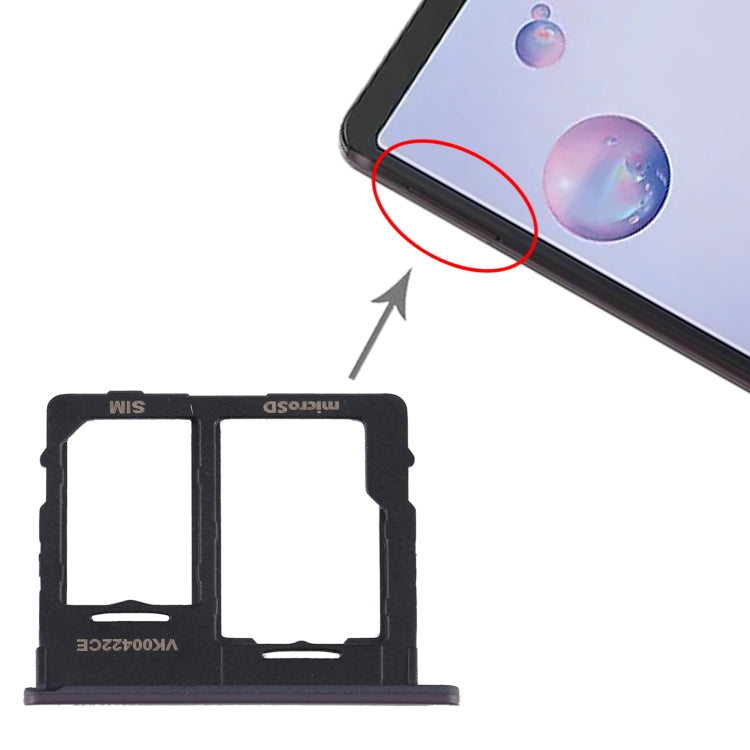 Samsung Galaxy Tab A 8.4 (2020) / SM-T307U SIM & Micro SD Card Tray Replacement (Black)