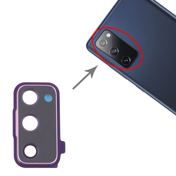 Purple Camera Lens Cover Replacement for Samsung Galaxy S20 FE 5G - Perfect Fit & Quality Checked