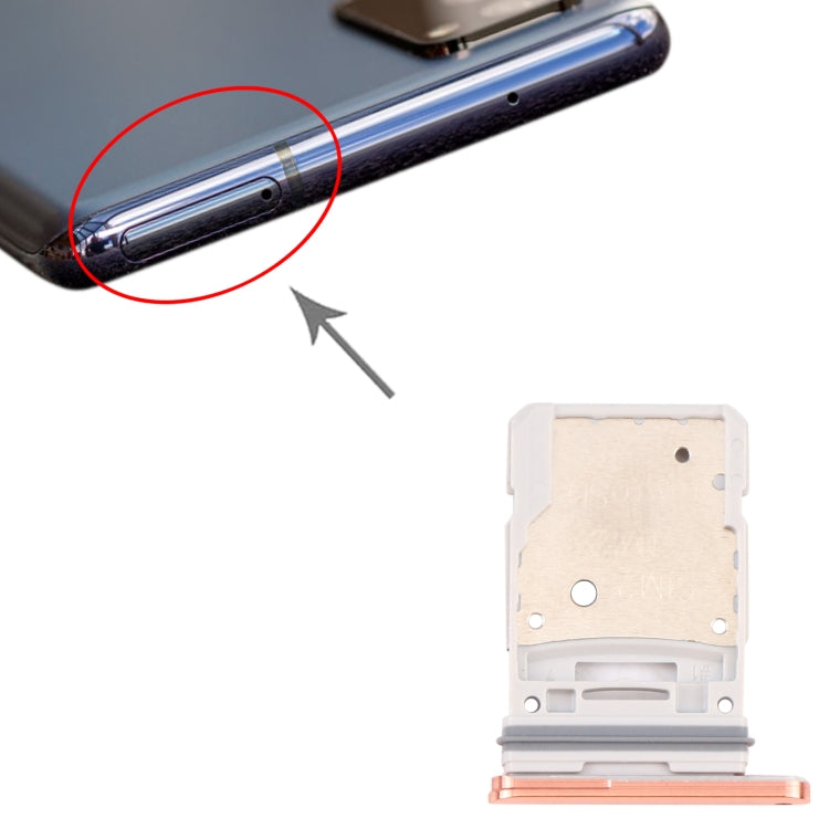 Samsung Galaxy S20 FE 5G (SM-G781B) SIM Card Tray & Micro SD Card Tray Replacement - Orange