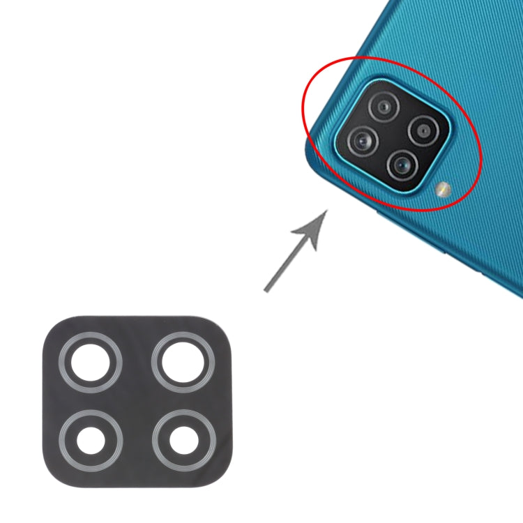 10pcs Replacement Back Camera Lens for Samsung Galaxy A12 SM-A125 - High Quality & Fully Compatible