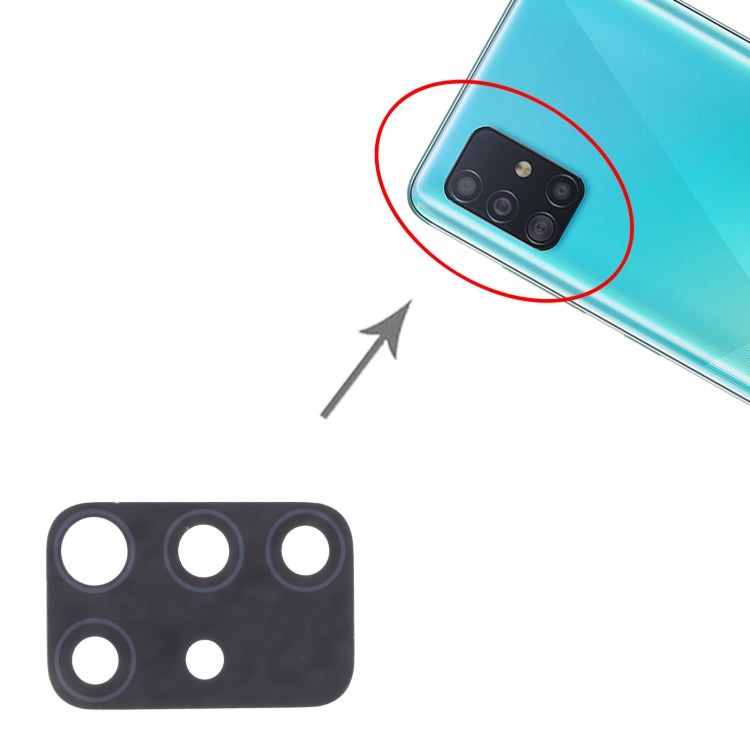 10pcs Replacement Back Camera Lens for Samsung Galaxy A51 SM-A515 - Perfect Fit & Quality Checked