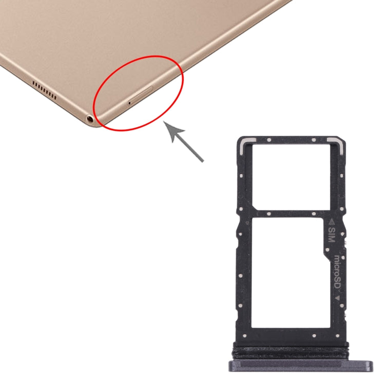 Samsung Galaxy Tab A7 10.4 (2020) SM-T505 SIM & Micro SD Card Tray Replacement (Black)