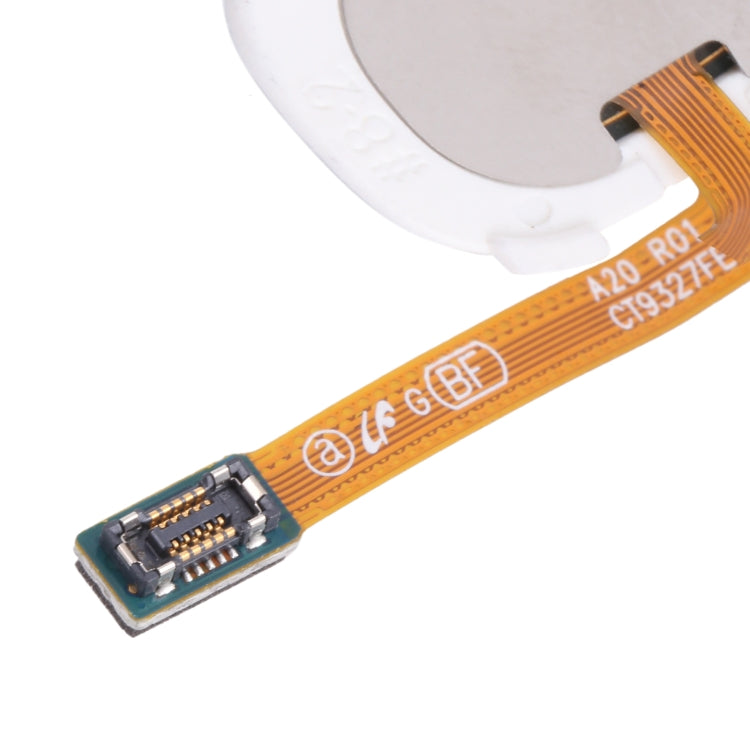 Samsung Galaxy A20e / A20 Fingerprint Sensor Flex Cable Replacement (White) - Compatible & Tested