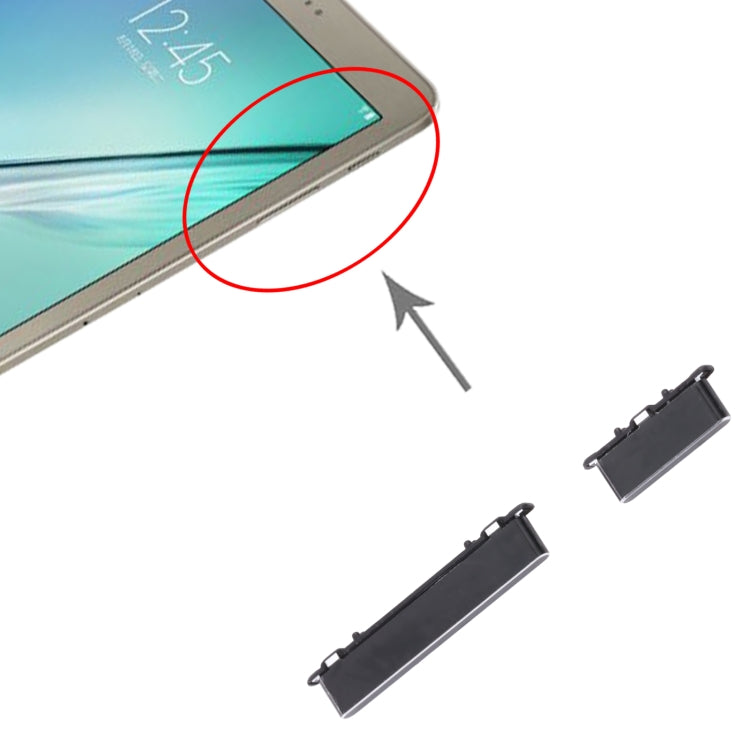 Replacement Power and Volume Control Buttons for Samsung Galaxy Tab S2 9.7 (SM-T810/T813/T815/T817/T819) - Black