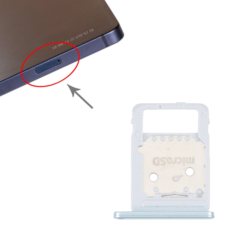 Samsung Galaxy Tab S7 FE SM-T736 SIM Card Tray + Micro SD Card Tray Replacement (Blue)