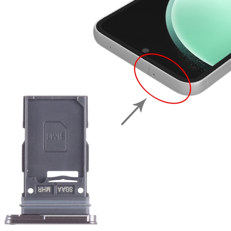 Samsung Galaxy S23 FE (SM-S711B) Grey Original SIM Card Tray Replacement - Fits Perfectly, Quality Checked