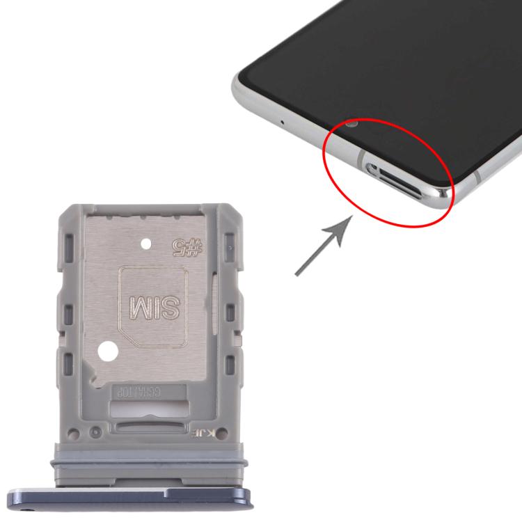 Original SIM Card Tray for Samsung Galaxy S20 FE (SM-G780F) - Black Replacement Part
