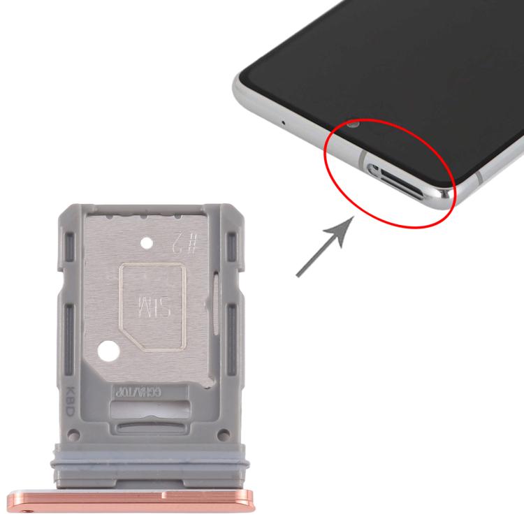 Original SIM Card Tray for Samsung Galaxy S20 FE (SM-G780F) - Orange Replacement Part