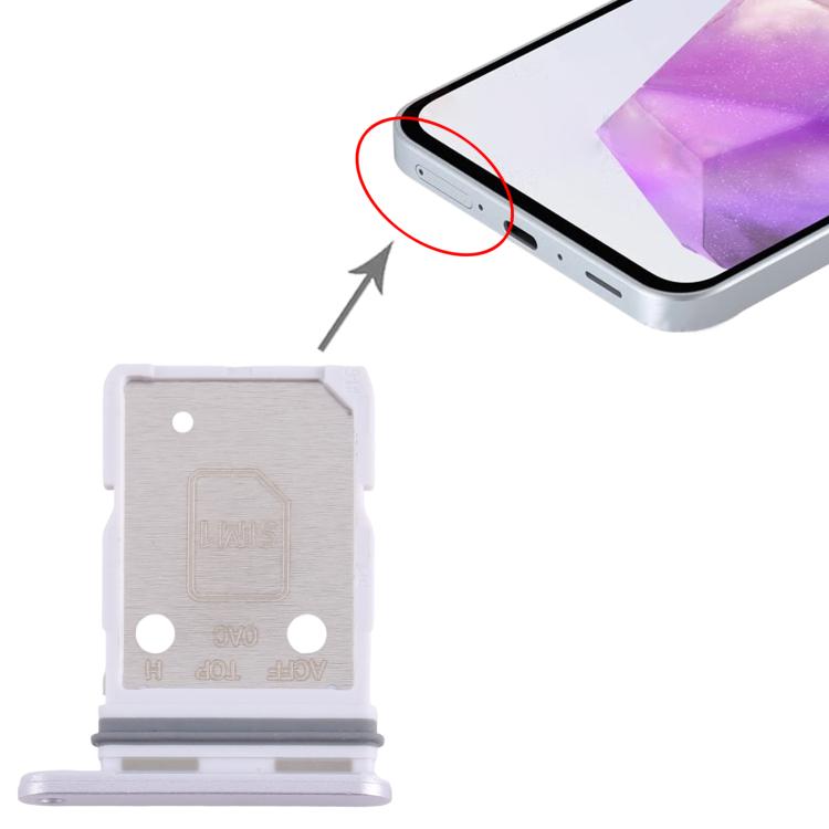 Original SIM Card + Tray for Samsung Galaxy A36 (SM-A366B) - White Replacement Part